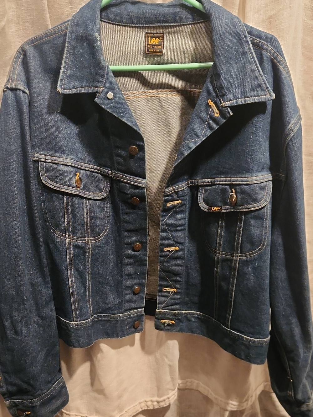 Lee Women's Medium Blue Denim Trucker Jacket